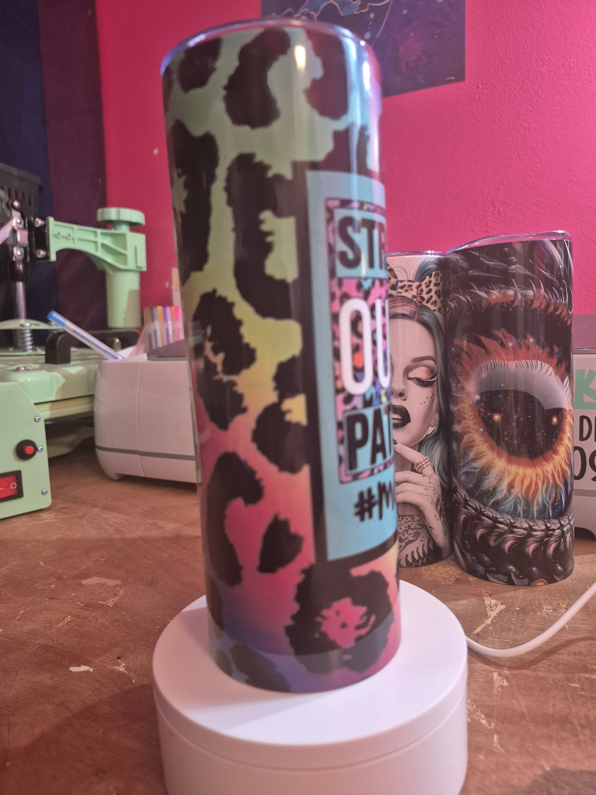 Straight outta patience #momlife tumbler