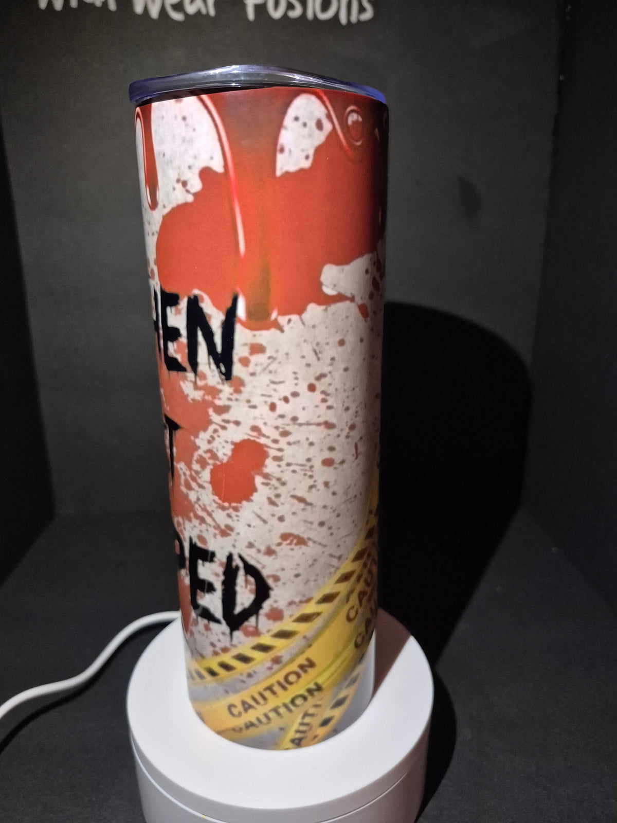 And then I just SNAPPED 20 oz stainless steel tumbler