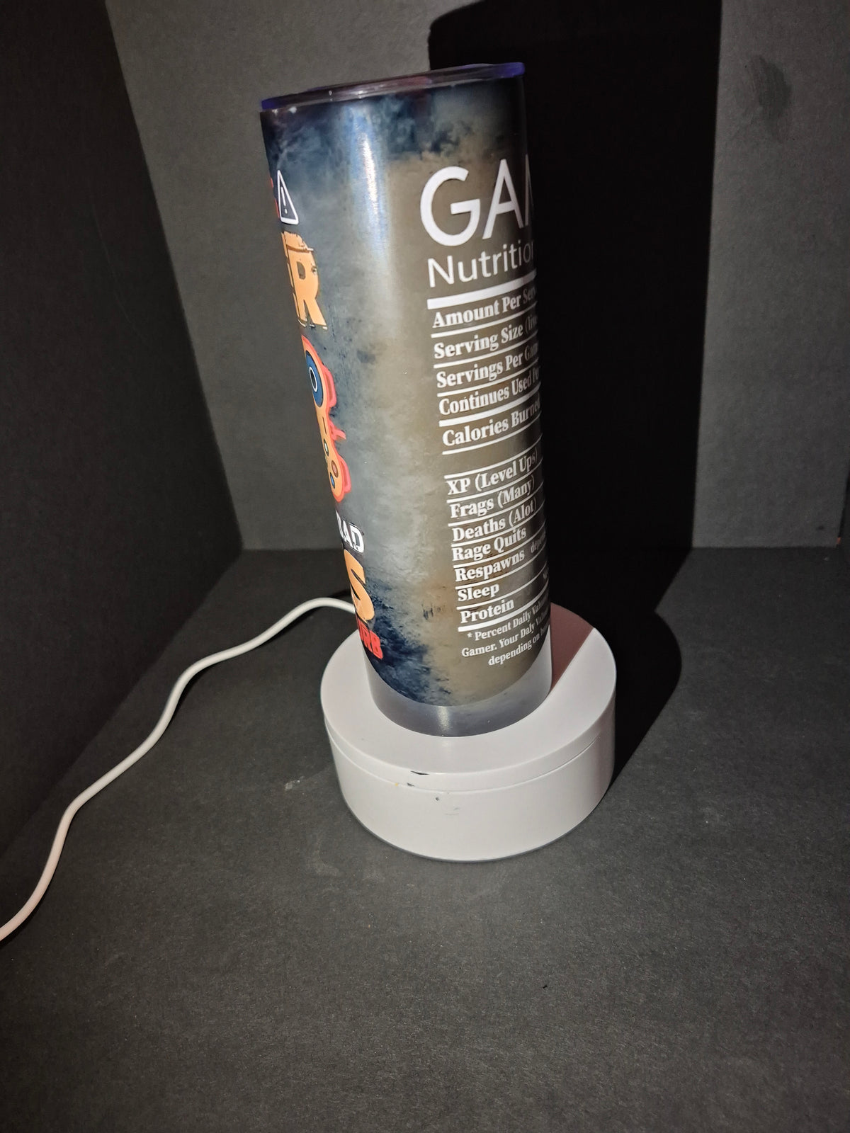 GAMER 20 oz stainless steel tumbler