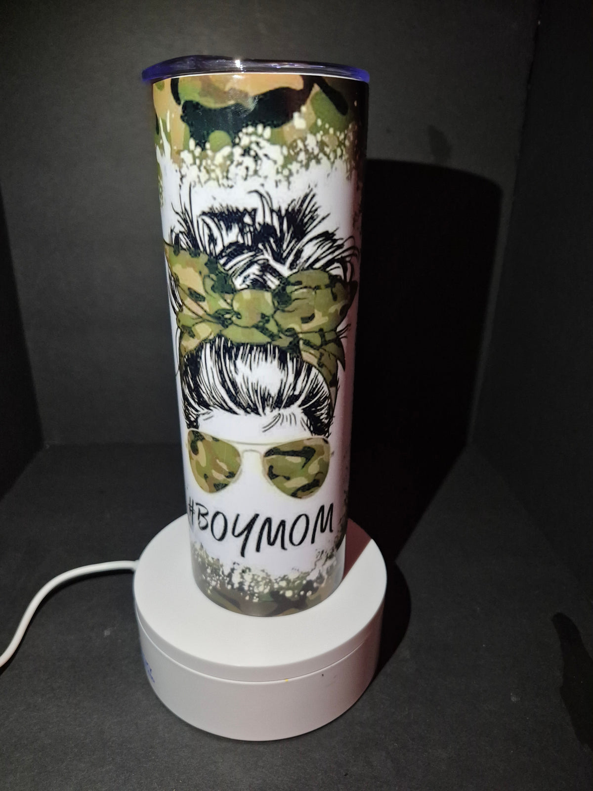 Mama's Boy / Boy Mom matching stainless steel tumbler set