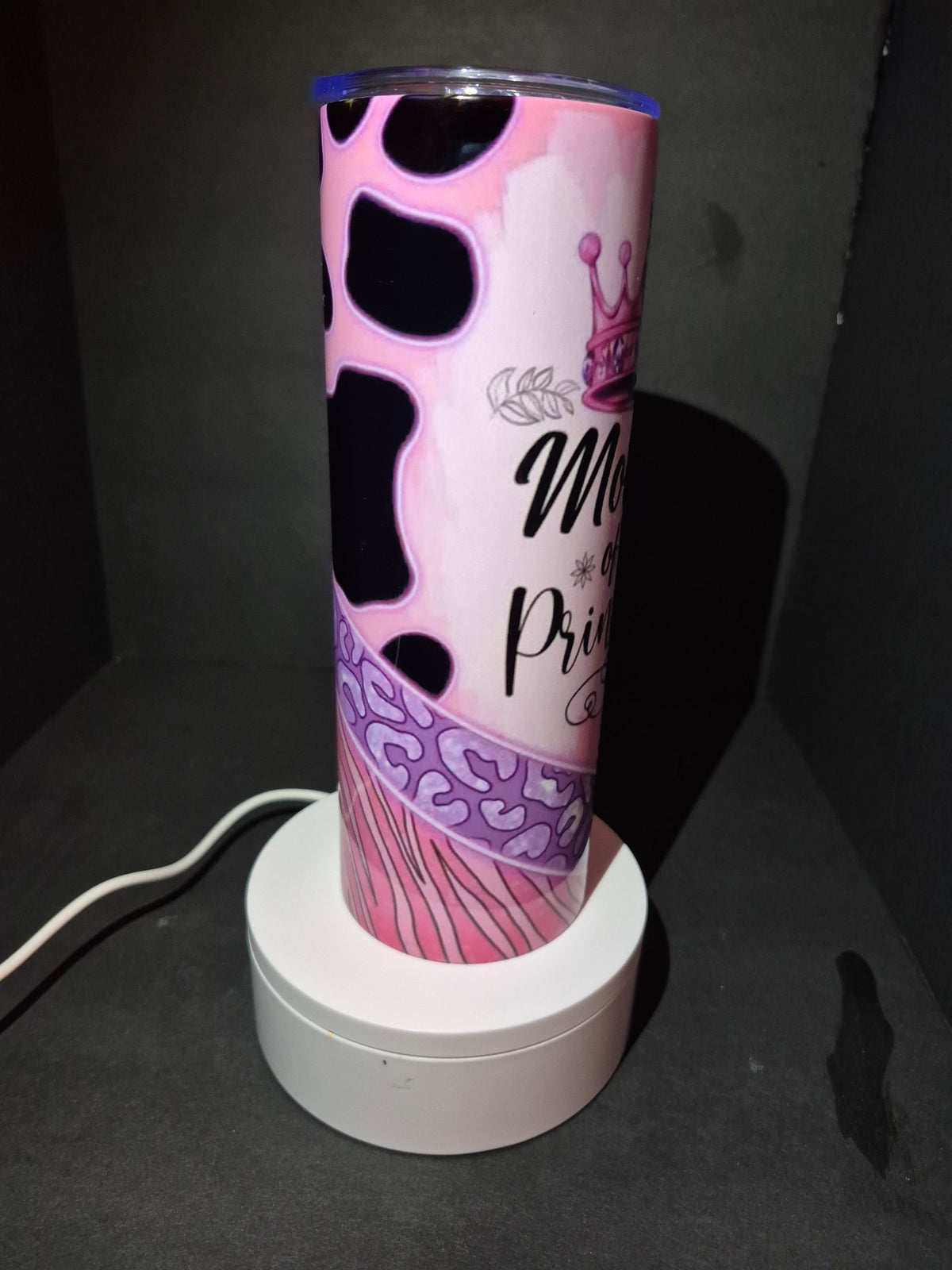 Queen/Princess matching stainless steel tumbler set