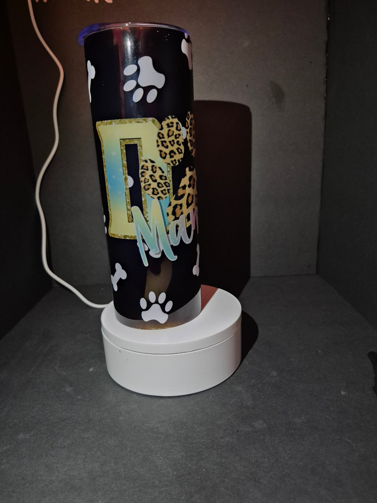 DOG mama 20 oz stainless steel tumbler