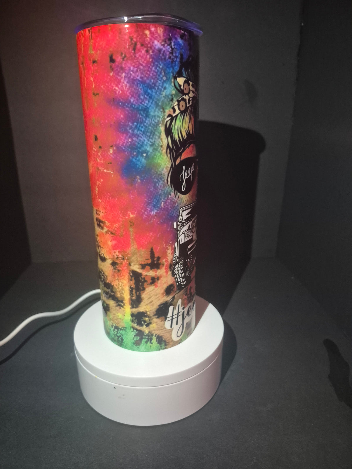 Jeep girl 20 oz stainless steel tumbler
