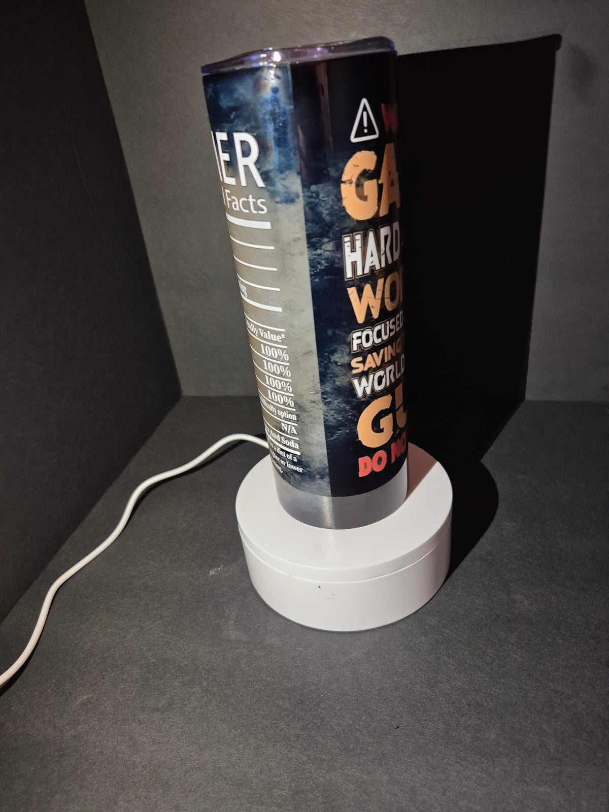 GAMER 20 oz stainless steel tumbler