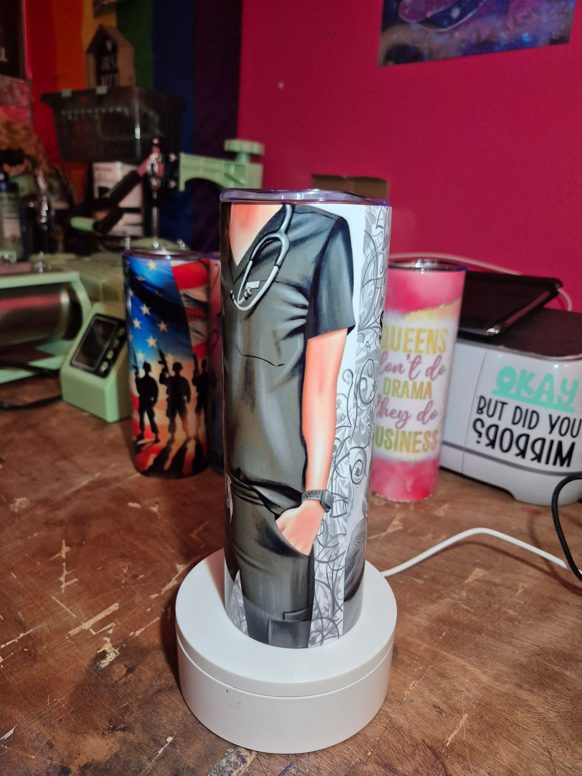 CMA 20 oz stainless steel tumbler
