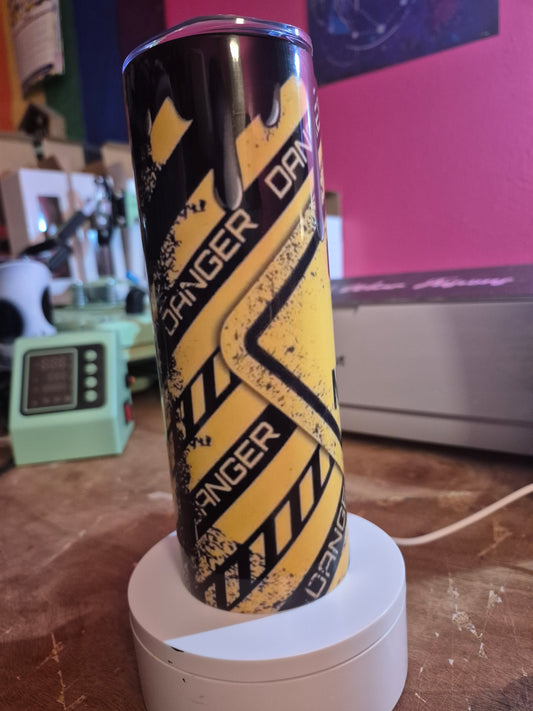 Caution I have no filter 20 oz tumbler