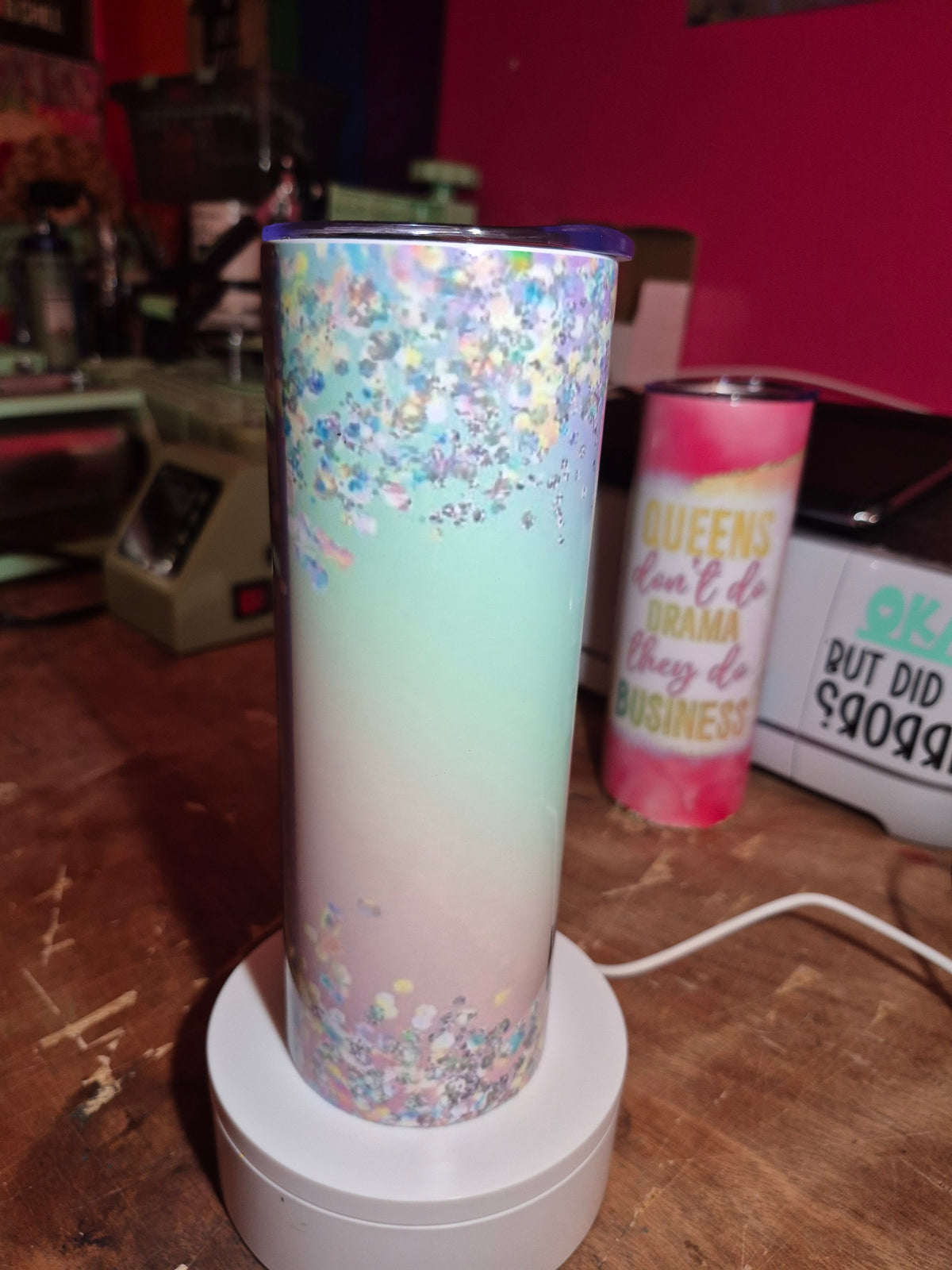 She is mommy 20 oz stainless steel tumbler