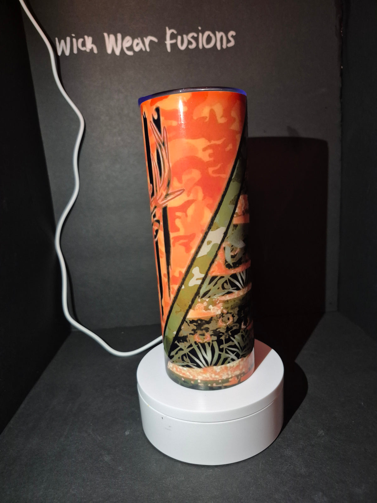 Orange Country 20 oz double wall stainless steel tumbler