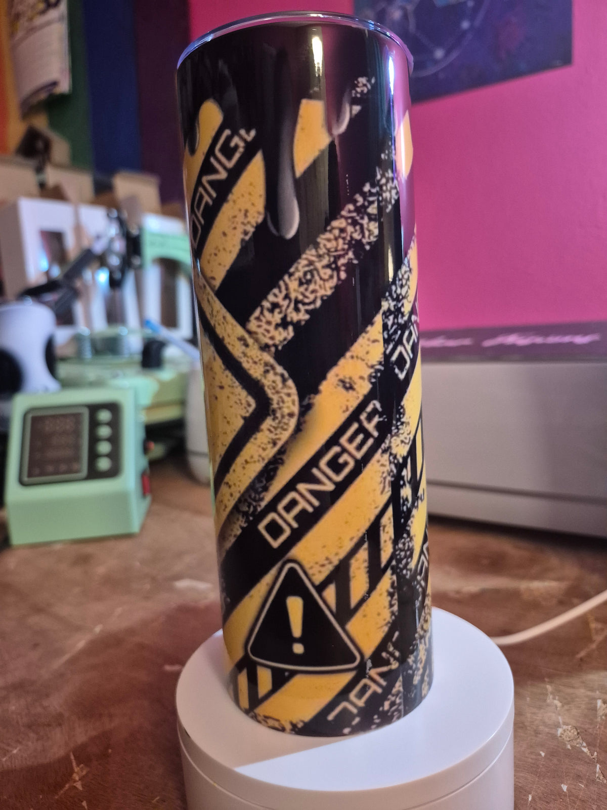 Caution I have no filter 20 oz tumbler