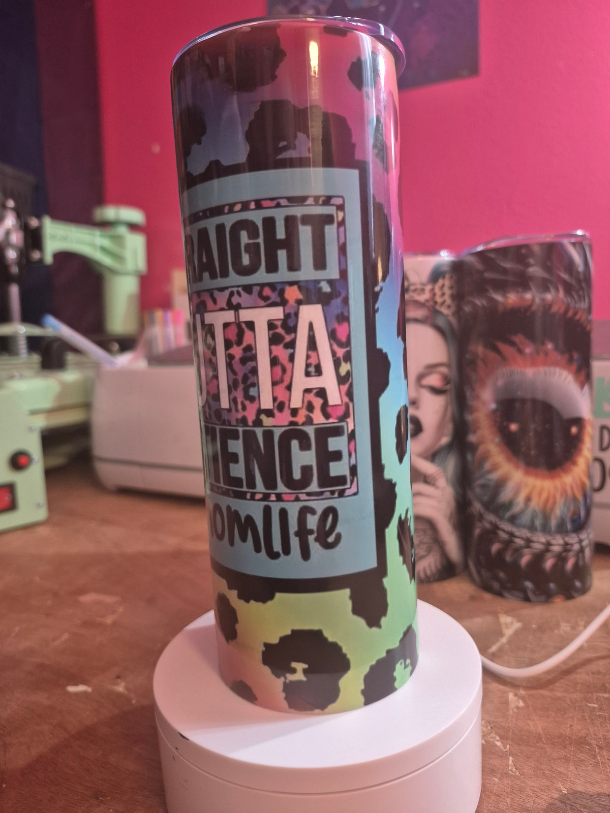 Straight outta patience #momlife tumbler