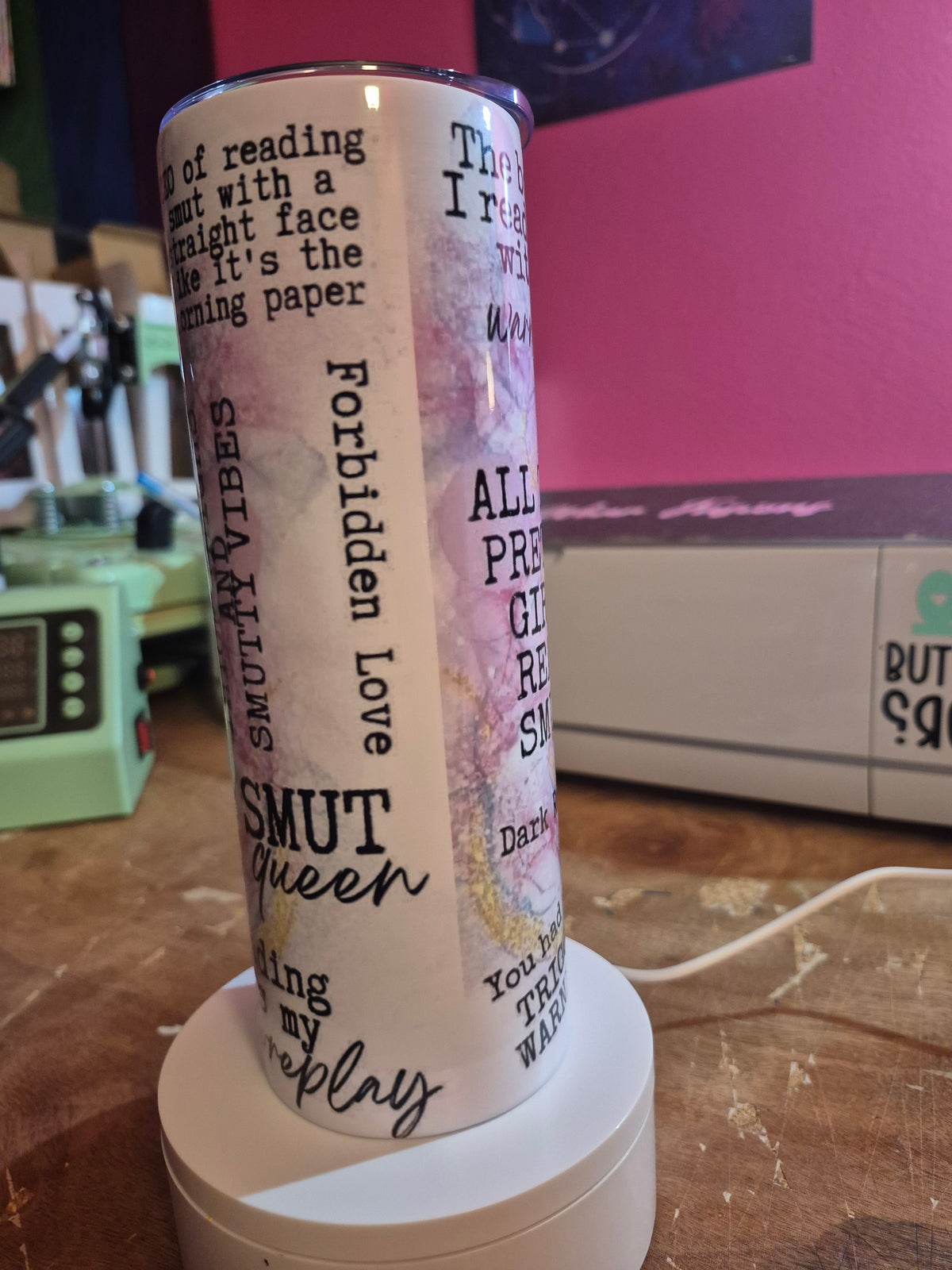 Smut: The Reader Tarot Card 20 oz tumbler