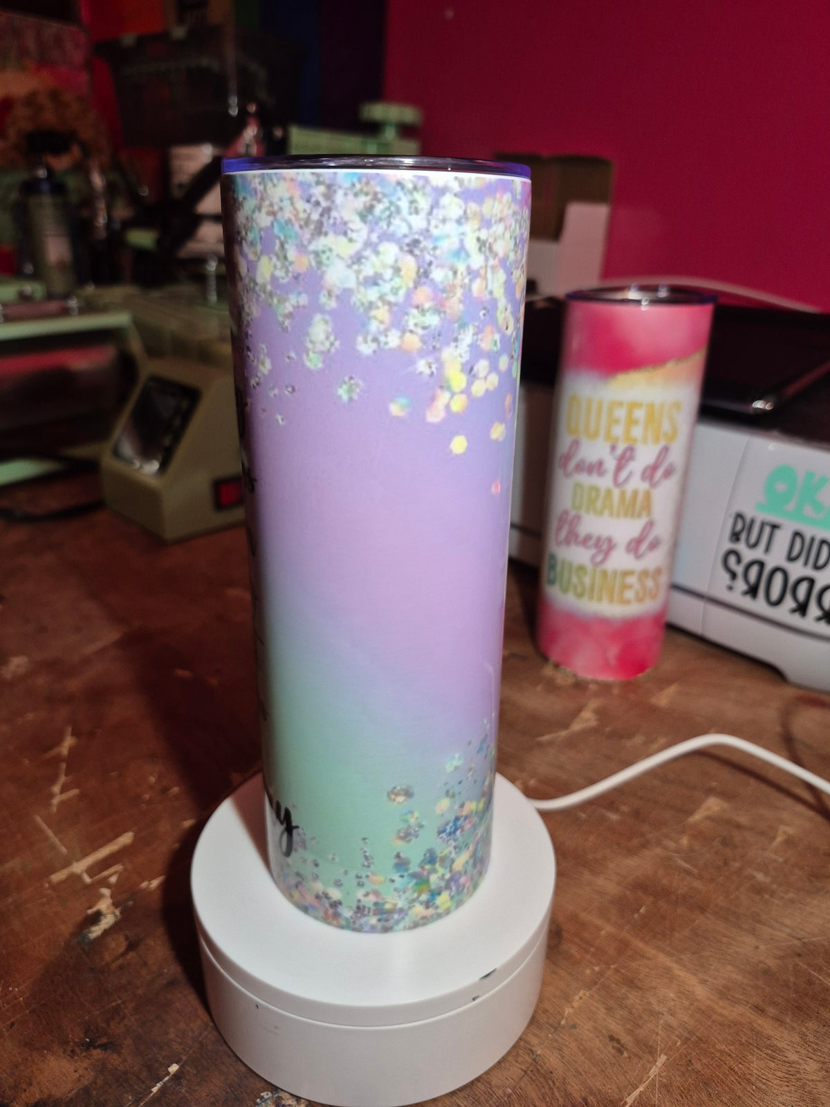She is mommy 20 oz stainless steel tumbler