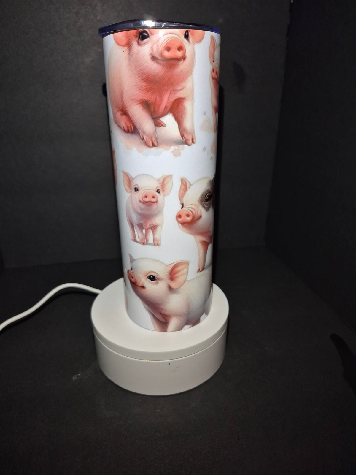 Cute pigs 20 iz stainless steel tumbler