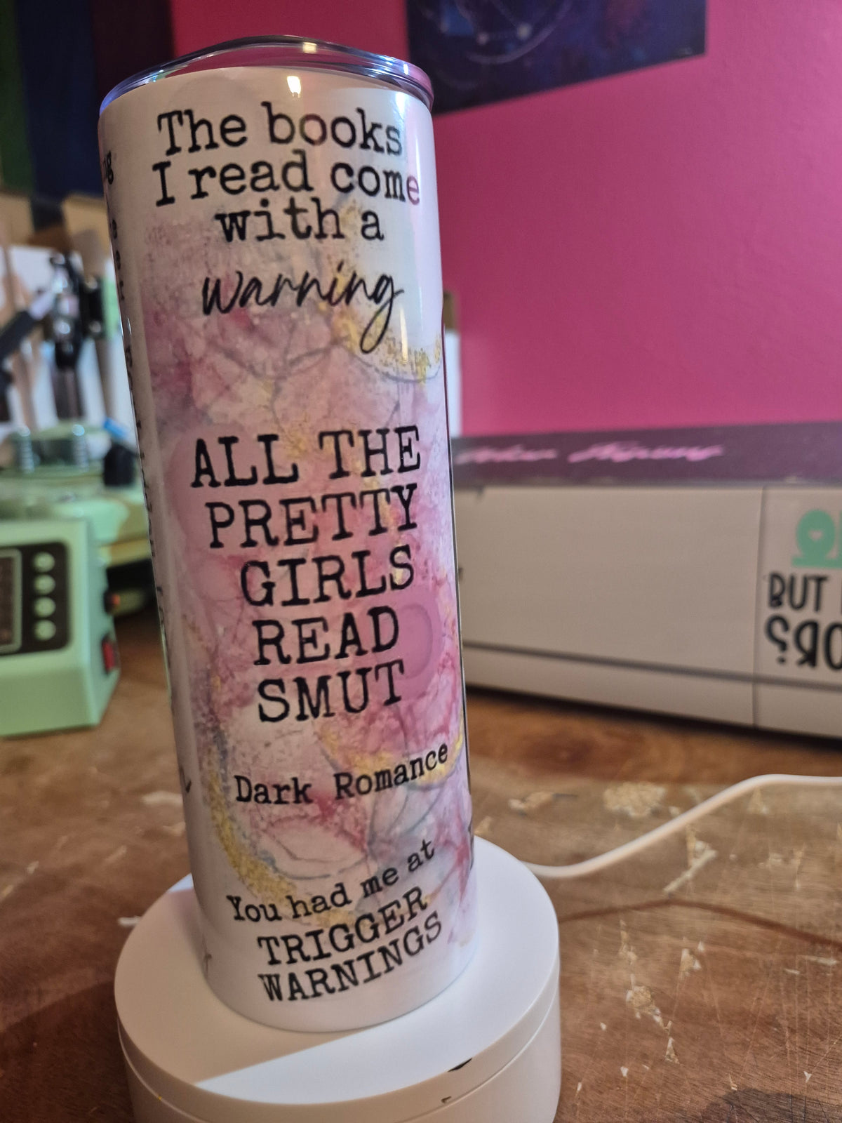 Smut: The Reader Tarot Card 20 oz tumbler